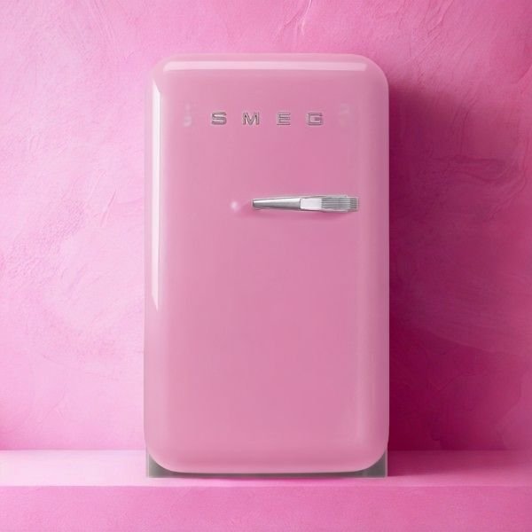 mini frigo couleur rose