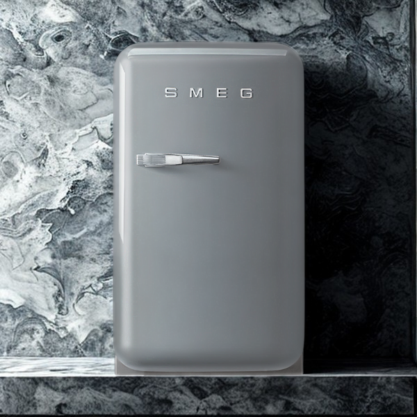 mini frigo smeg couleur gris