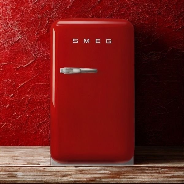 mini frigo smeg couleur rouge